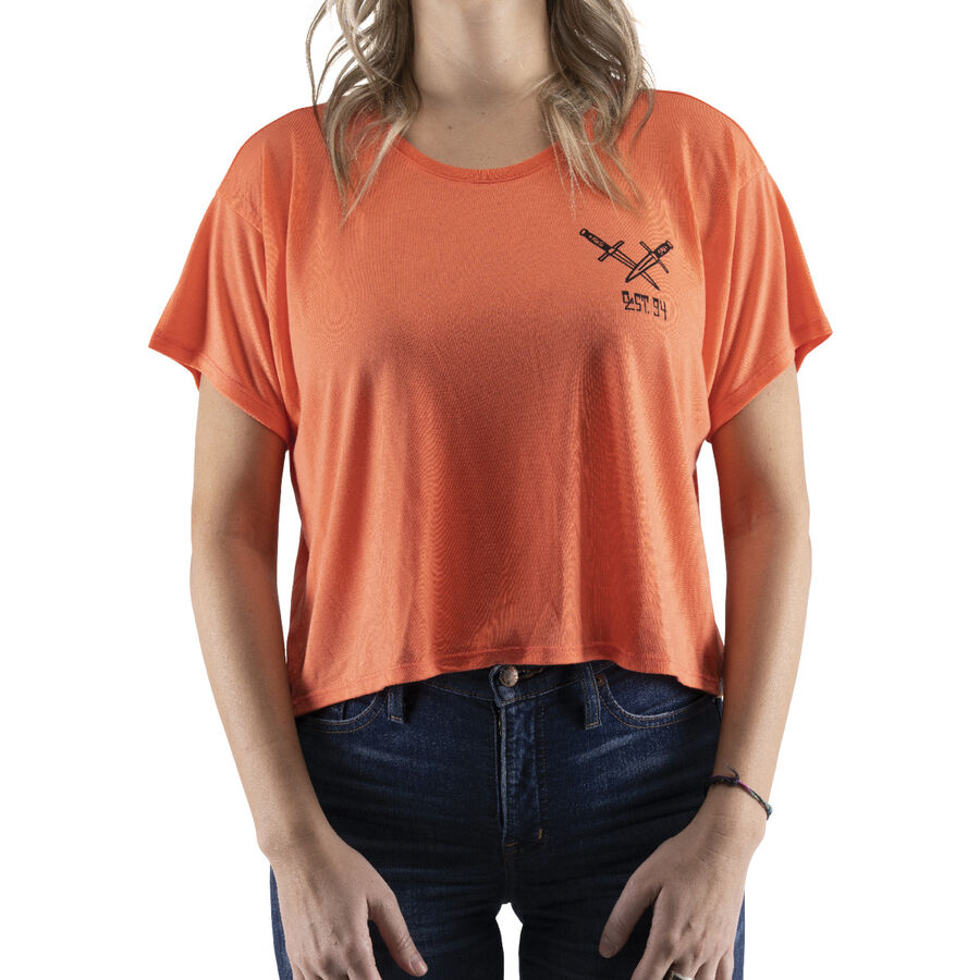 WOMEN'S TROUBLE AHEAD TEE