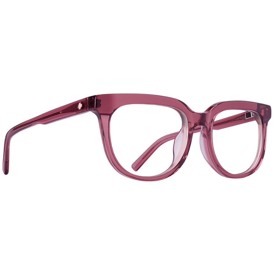 BEWILDER OPTICAL 53, Translucent Salmon-Demo  W/ Spy+ Lens Print, hi-res