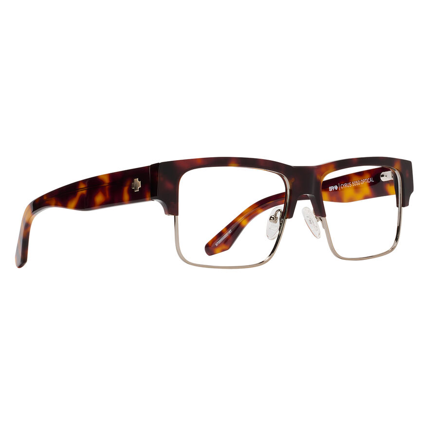 CYRUS 5050 OPTICAL 58, Honey Tort Brushed Bronze-SPY Demo Lens with SPY Lens Print, hi-res