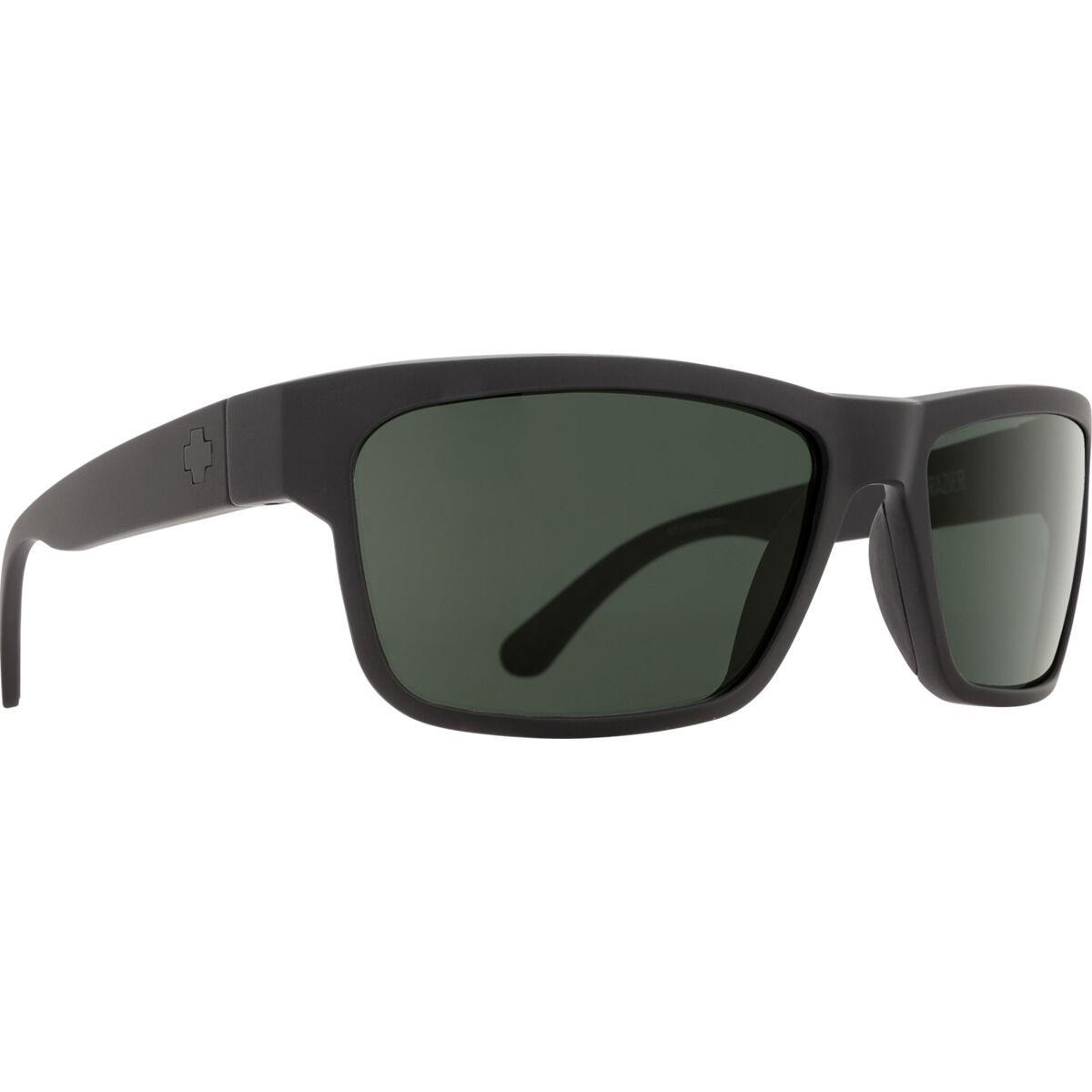 Spy Optic Discord Sunglasses - Matte Black Frame With Happy Grey Green Flash Lens, 100% UV Protection - View #10