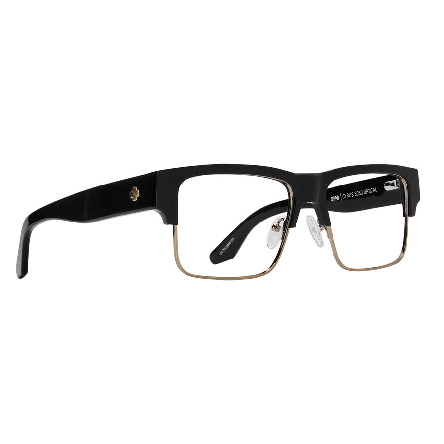 CYRUS 5050 OPTICAL 58, Black Brushed Bronze-SPY Demo Lens with SPY Lens Print, hi-res