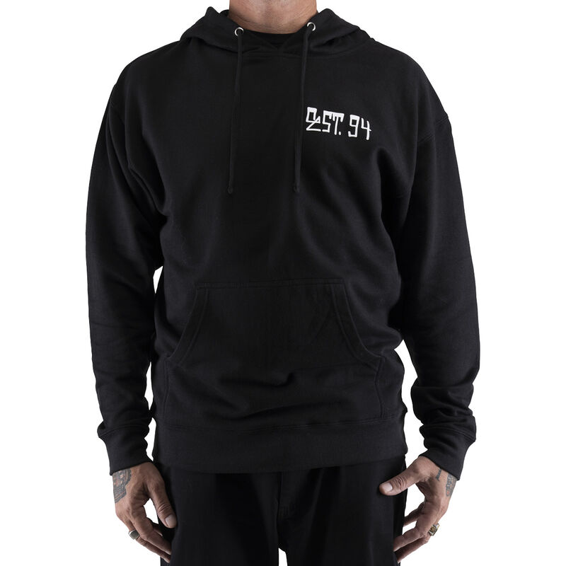 TROUBLE AHEAD HOODIE, Black-, hi-res image number null