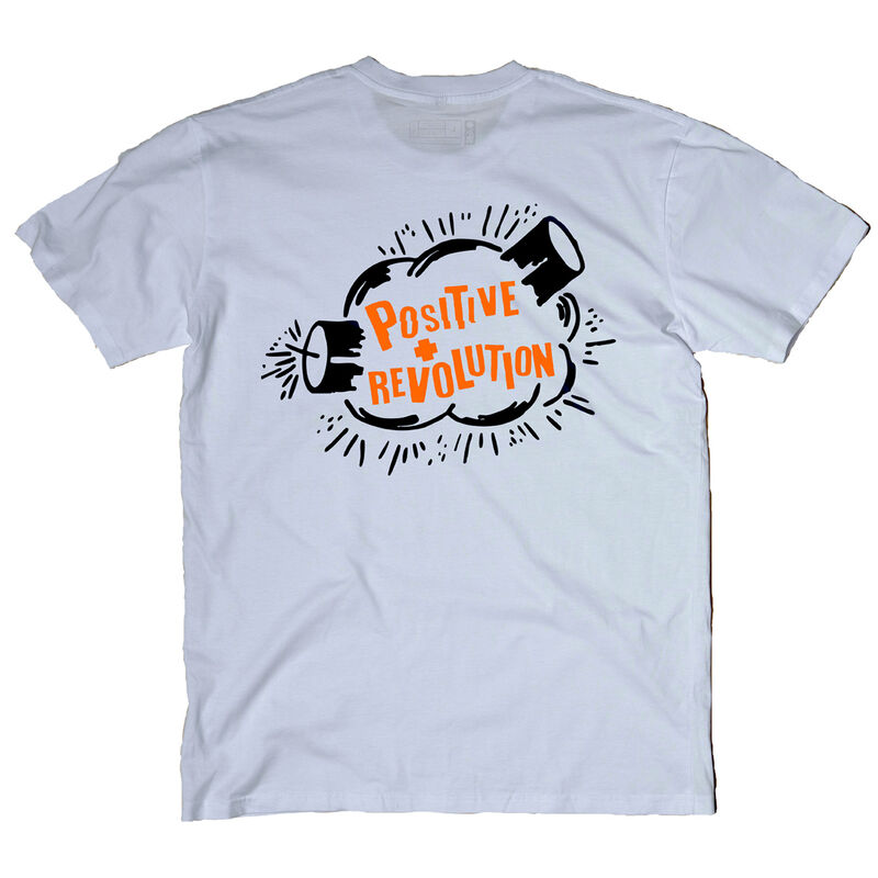 POSITIVE REVOLUTION TEE, White-, hi-res image number null