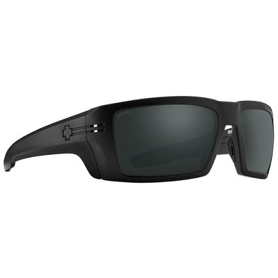 Blaine Polarized Mod Black Plastic Full Frame Sunglasses Men - EyeNeeds
