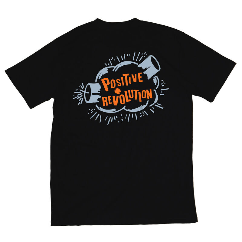 POSITIVE REVOLUTION POCKET TEE, Black-, hi-res image number null