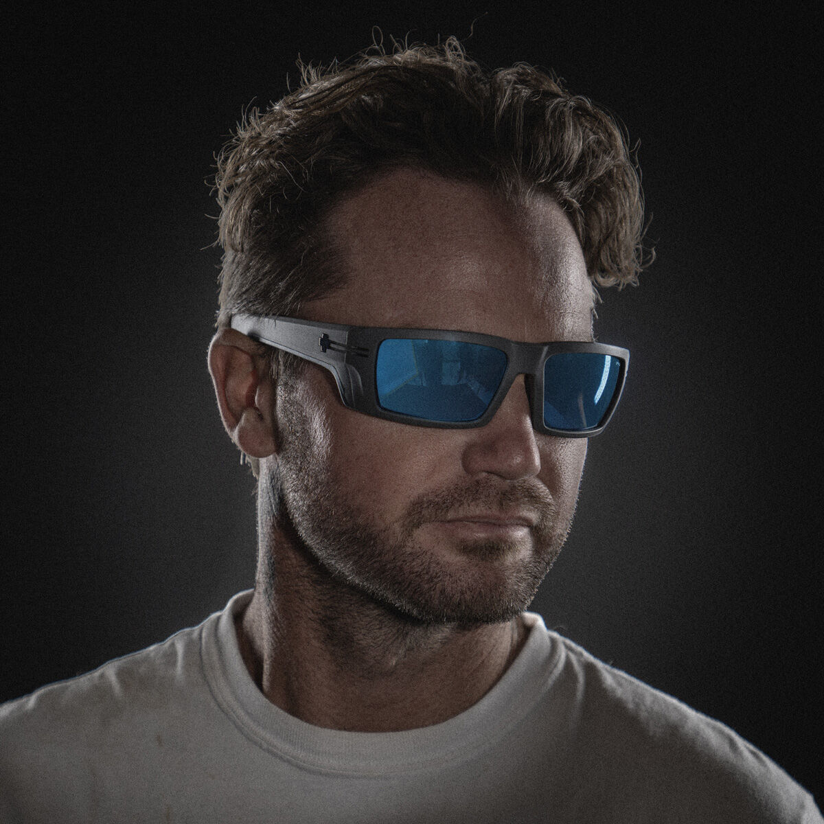 REBAR SE ANSI, Matte Gray-Happy Boost Polar with Ice Blue Mirror, hi-res image number null